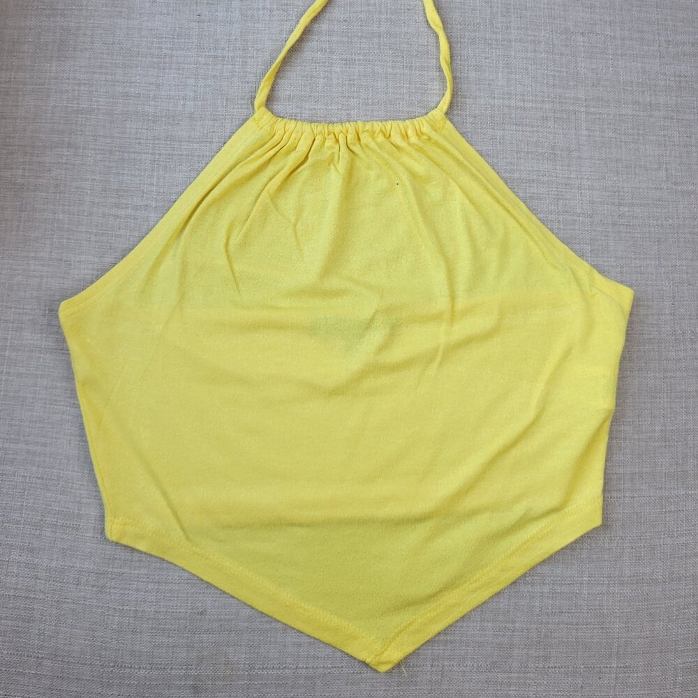 Yellow Halter Top